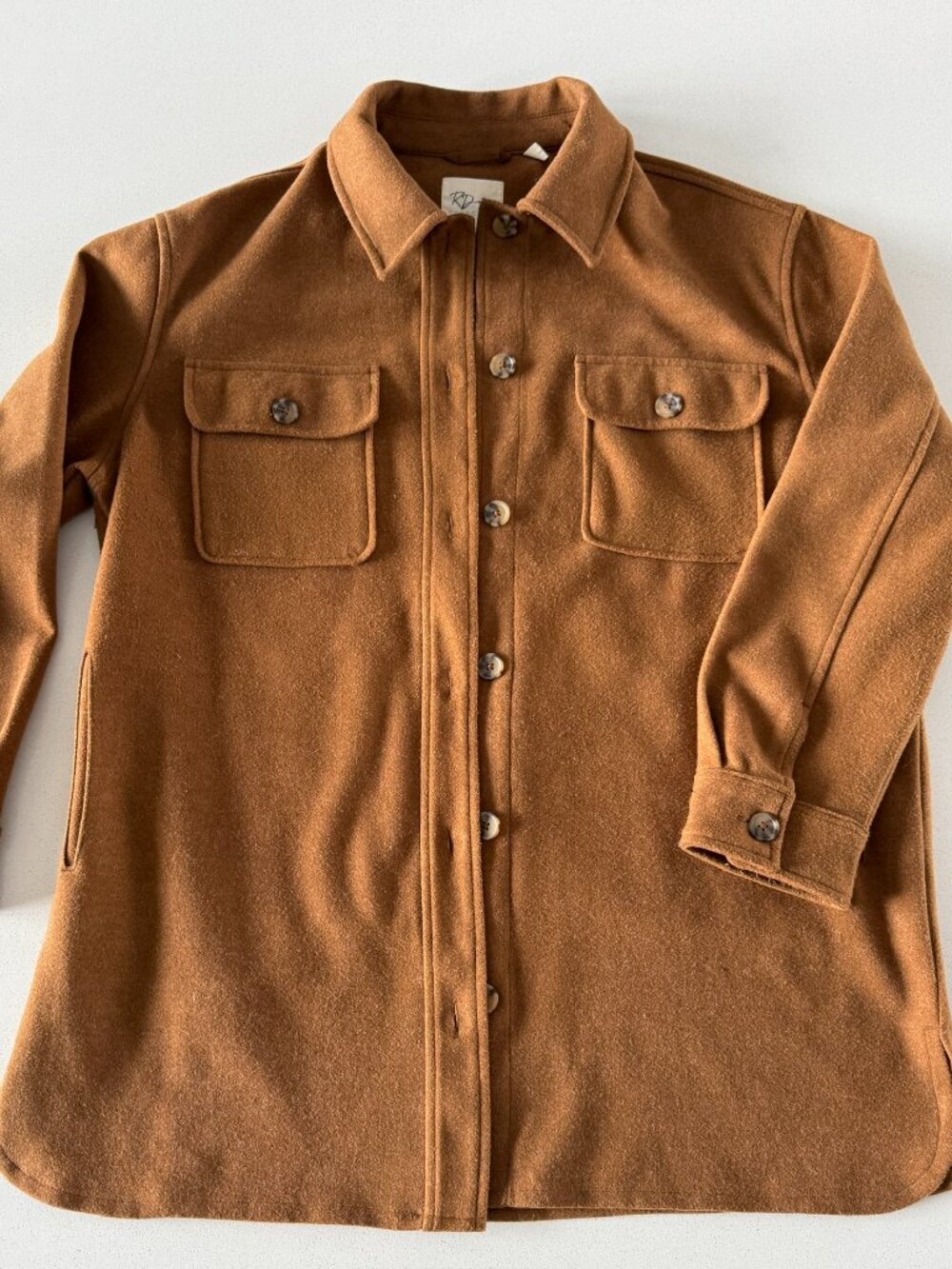 RD Style Shacket, Camel, L, Good Condition